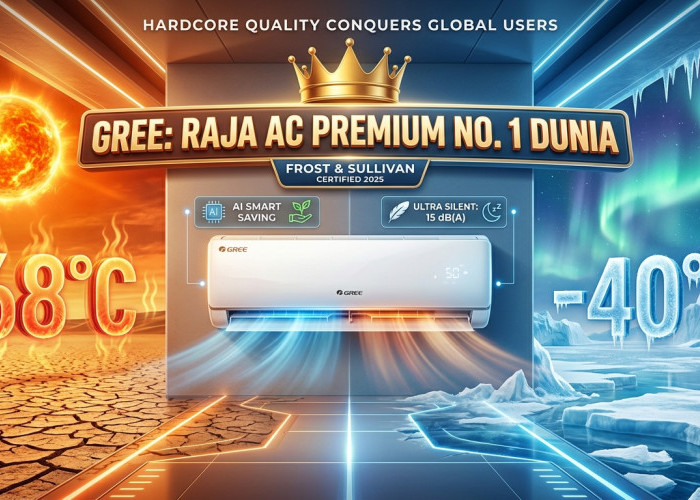 BIKIN MUKJIZAT! AC GREE Jadi Raja AC Premium No. 1 Dunia: Tetap Dingin di Suhu Neraka 68°C!