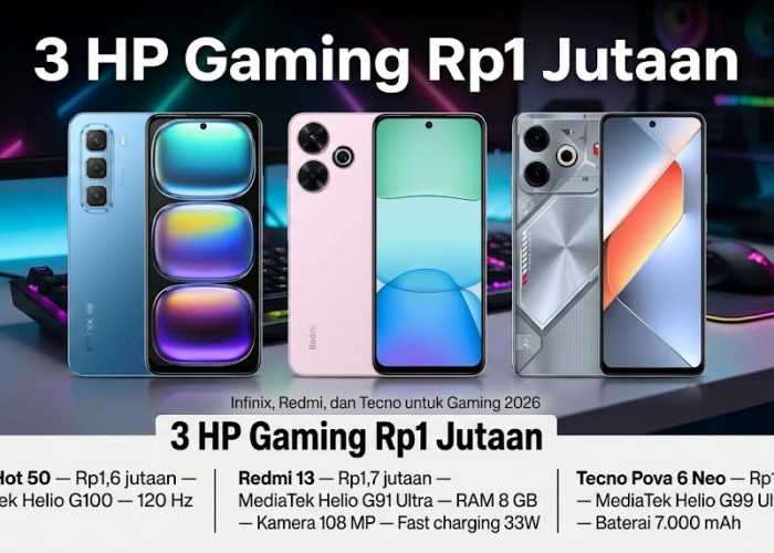 Main Game Seharian Tanpa Takut Drop, Intip Deretan HP Rp1 Jutaan dengan Baterai Jumbo dan Layar 120 Hz