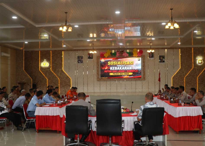 Cegah Bencana Asap, Kapolres OKU Timur Tegaskan Bakal Tindak Tegas Pelaku Pembakaran Lahan