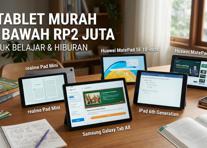 Nggak Sampai 2 Juta! 5 Pilihan Tablet Murah Terbaik untuk Belajar dan Hiburan Harian