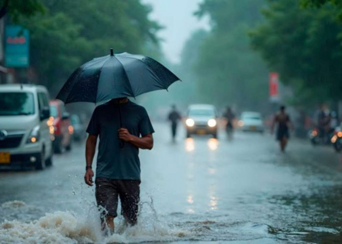 Jangan Lupa Payung! Hujan dan Petir akan Guyur Beberapa Wilayah Sumsel Hari Ini