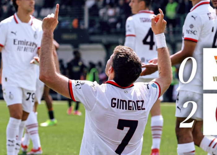 Venezia 0-2 AC Milan: Pulisic dan Gimenez Cetak Gol Kemenangan dengan Susah Payah