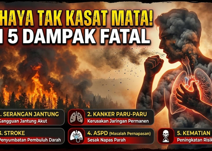 Awas, Racun di Udara! Ini 5 Efek Samping Berbahaya Akibat Paparan Asap Karhutla yang Wajib Kamu Waspadai