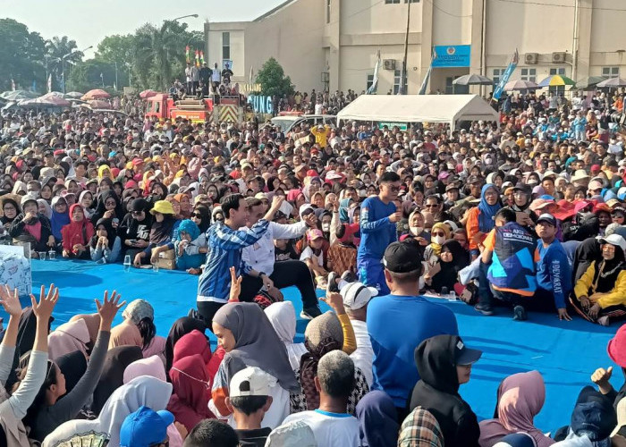 HDCU - MURI Banjir Dukungan! Puluhan Ribu Warga OKI Ramaikan Senam Sehat HUT Demokrat