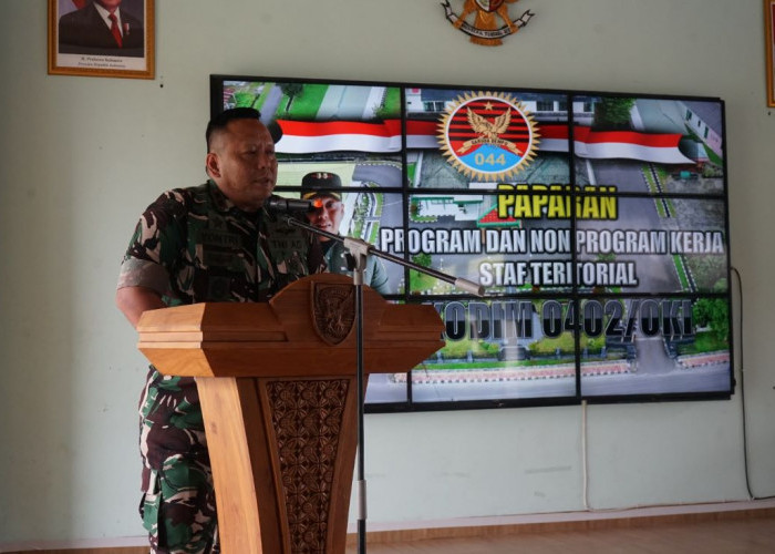 Sosialialisasi Manajemen Teritorial, Dandim 0402/OKI Paparkan Program Unggulan