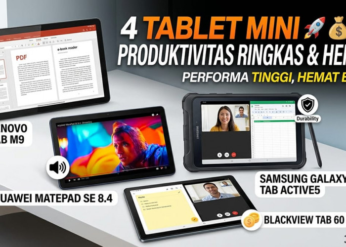 Praktis Dibawa Bepergian Tanpa Korbankan Performa: Ini 4 Rekomendasi Tablet Mini Terbaik Paling Worth It 2026