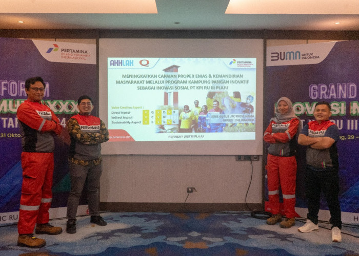 Inovasi CIP Pekerja Kilang Pertamina Plaju Ciptakan Value Creation Setara Rp2,9 Triliun 