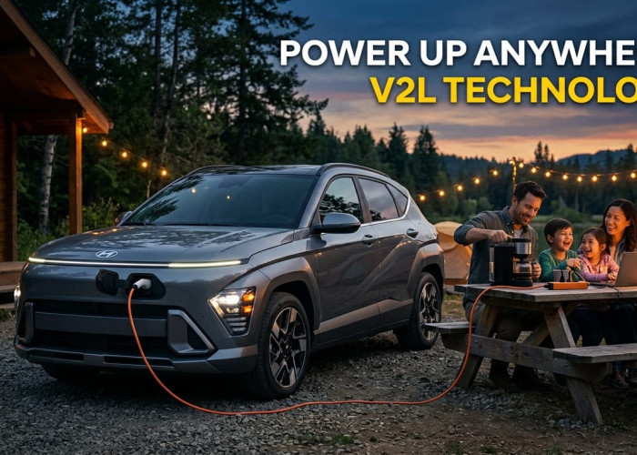 Bisa Nyalain Alat Rumah Tangga Pas Mati Lampu! Ini Rahasia Fitur V2L Hyundai Kona Electric yang Bikin Melongo