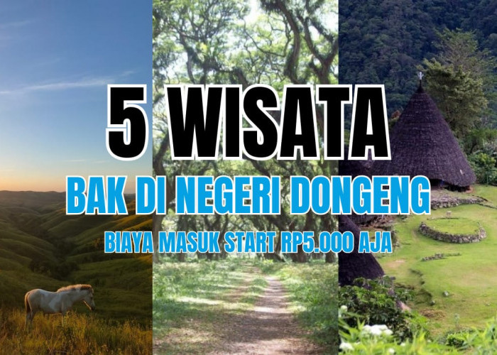 Bikin Takjub! Ini Dia 5 Wisata di Indonesia Bak di Negeri Dongeng, Biaya Masuk Start Rp5.000 Lho