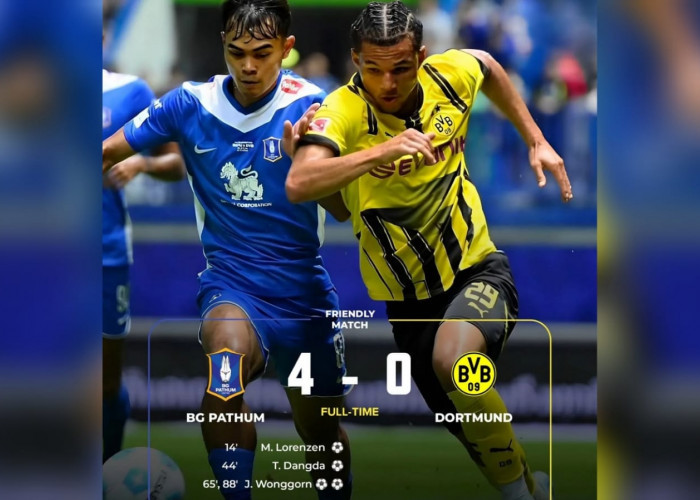 MEMALUKAN! Borussia Dortmund Kalah 4-0 dari tim asal Thailand, BG Pathum United