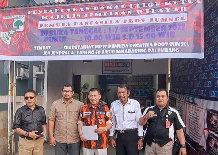  MPW Pemuda Pancasila Provinsi Sumsel Buka Pendaftaran Bakal Calon Ketua 