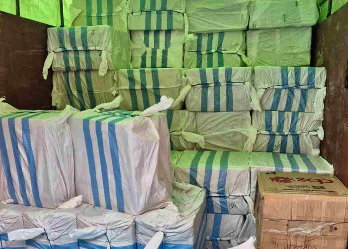 Bea Cukai Palembang Sita 4,4 Juta Batang Rokok Ilegal Senilai Rp6,1 Milyar