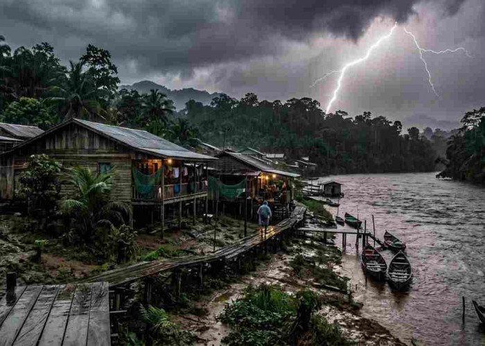 Prakiraan Cuaca Sumsel Hari Ini, Palembang, Prabumulih dan OI Waspada Hujan Petir