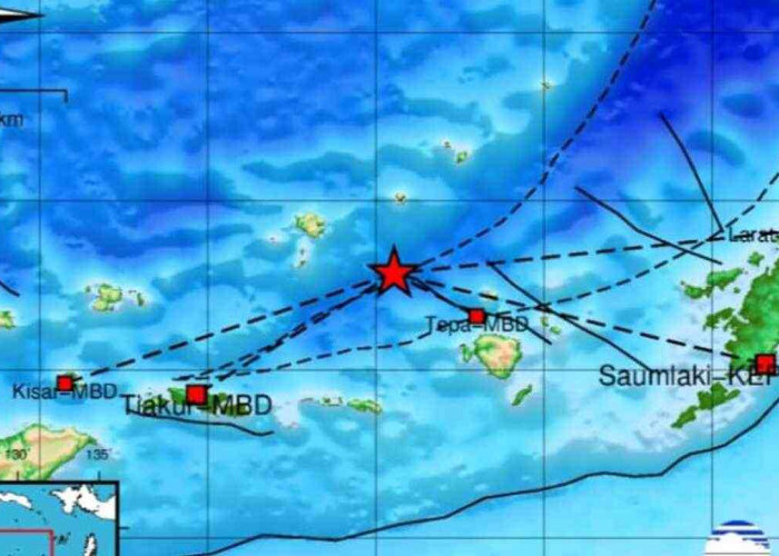 Gempa 4.3 Magnitudo Guncang Maluku Barat Daya, Terjadi pada Kedalaman 164 Km, Tak Berpotensi Tsunami