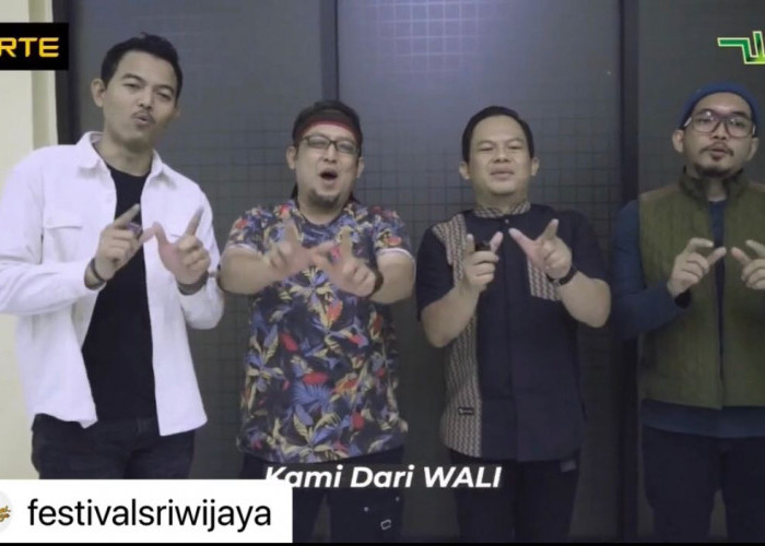 Wali Band Bakal Meriahkan Pembukaan Festival Sriwijaya XXXI, Ini Jadwal dan Lokasinya
