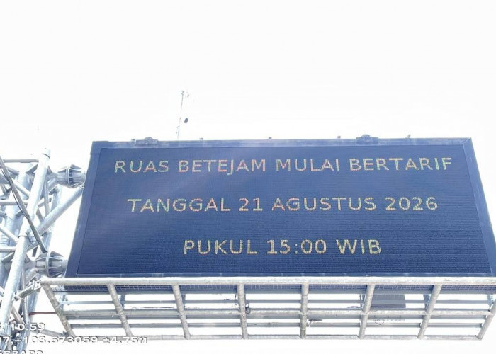 Mulai Jumat Siang Ini Ruas Tol Betejam Berbayar, Segini Besaran Tarifnya