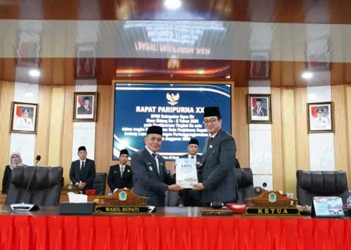 Dipimpin Edwin Cahya Putra, Sidang Paripurna DPRD Ogan Ilir di KPT Tanjung Senai Penuhi Kuorum