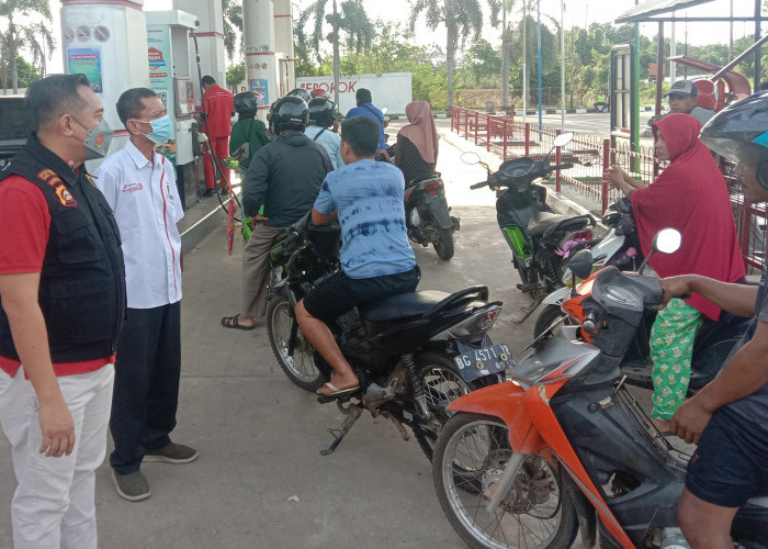  Harga BBM Naik, Satreskrim Polres OKUT Cek SPBU Perbatasan Sumsel-Lampung
