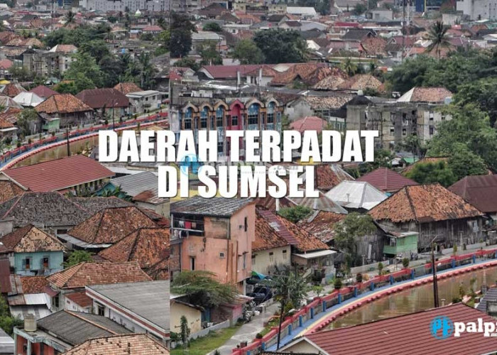 Daerah di Sumatera Selatan Berpenduduk Paling Padat, Nomor 7 Gak Nyangka