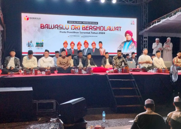 KEREN! Bawaslu OKI Bersholawat Ciptakan Suasana Dingin Pilkada Serentak 2024