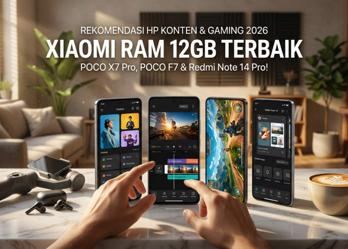 Nggak Takut Lag Saat Ngonten dan Ngedit Video, Ini 3 Rekomendasi HP Xiaomi RAM 12 GB Terbaik di 2026