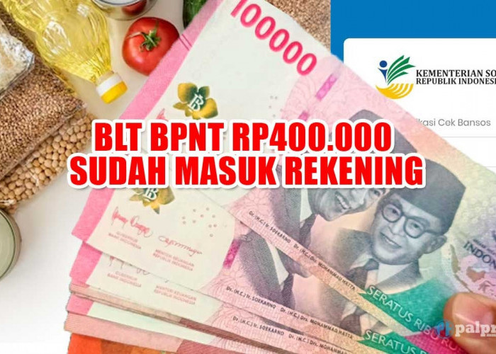 Ibu-ibu Sudah Bisa Belanja Sembako, BLT BPNT Rp400.000 Sudah Masuk Rekening, Cek kartu ATMnya Ya