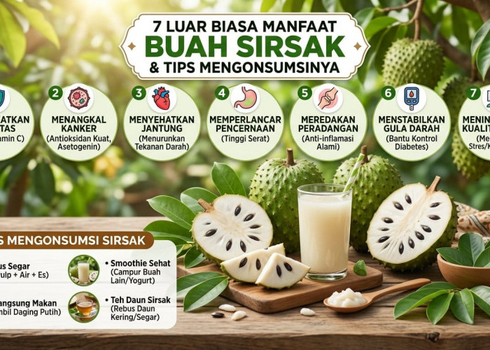 7 Manfaat Buah Sirsak yang Luar Biasa dan Tips Mengonsumsinya