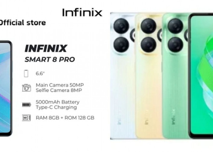 Harga 1 Jutaan! Infinix Smart 8 Pro: Smartphone Murah Spek Dewa, Gak Beda Jauh dari Infinix Hot 40 Pro