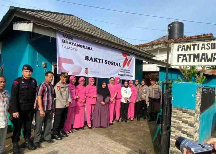  Sambangi Panti Asuhan Fatmawati Palembang, Kabid Propam Polda Sumsel Sampaikan Ini