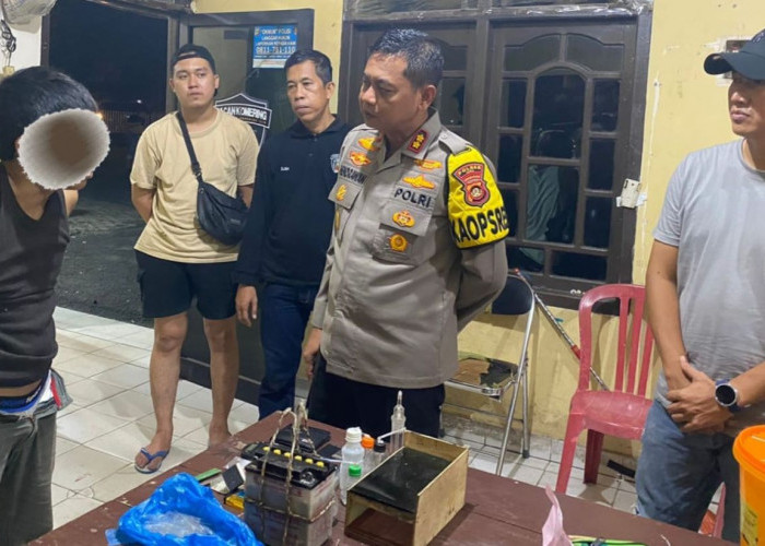 MERESAHKAN! Pengedar Narkoba di SP Padang OKI Dibekuk Polisi