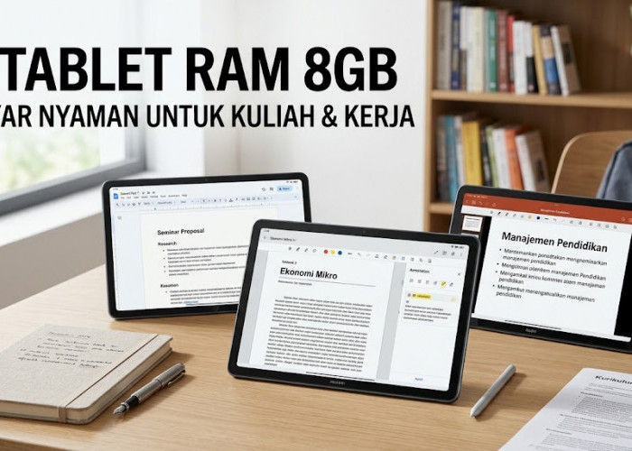 Biar Mata Nggak Cepat Lelah, Ini 3 Rekomendasi Tablet RAM 8GB Terbaik yang Nyaman Buat Kuliah dan Kerja