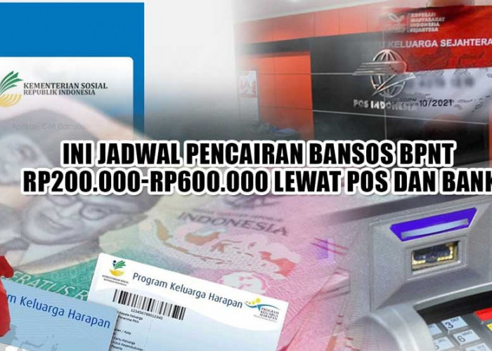 JULI BERKAH, Ini Jadwal Pencairan Bansos BPNT Rp200.000-Rp600.000 Lewat Pos dan Bank 