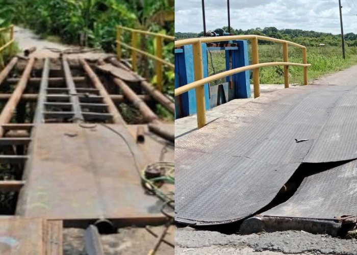 Langkah Cepat Dinas PU PR Ogan Ilir Perbaiki Jembatan Rusak, Warga Apresiasi!