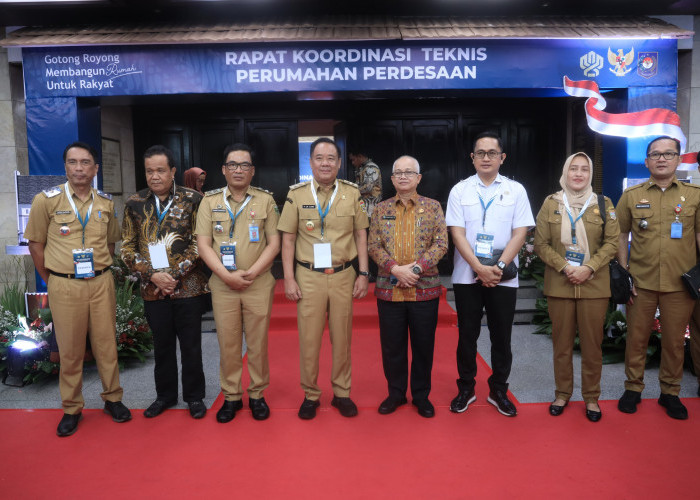 Wagub Cik Ujang Hadiri Rakortek Perumahan Perdesaan, Siap Dukung Program 3 Juta Rumah Presiden Prabowo 
