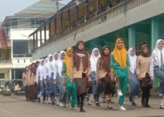 SMA Unggulan Muhammadiyah Pagaralam Seleksi Siswa Ikuti Lomba PBB HUT RI    