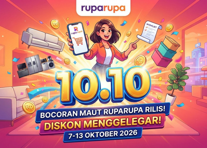 GEMPAR! Bocoran Promo ruparupa 10.10 Rilis, Diskon Bikin Merinding! Borong Wishlist Sekarang!
