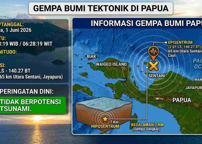 Pagi Ini Indonesia Diguncang Sejumlah Gempa, Terkuat M 4,4 di Papua