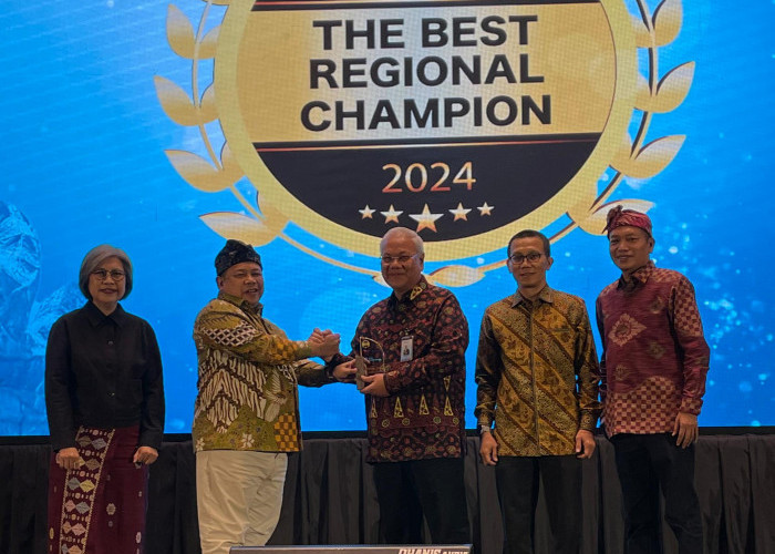 Bank Sumsel Babel Raih Penghargaan Best Regional Champion 2024 oleh The Asian Post 