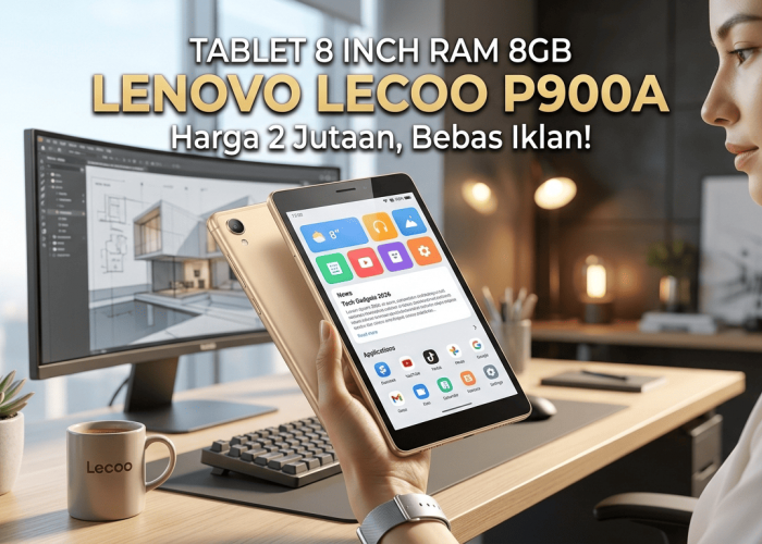 Tanpa Gangguan Iklan dan Dibekali RAM 8 GB: Tablet Murah Lenovo Lecoo P900A Resmi Meluncur, Harganya?