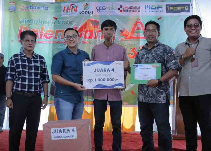 Final Pertandingan Gaplek Diskominfo Palembang Bertabur Hadiah, Pemenang Dapat Hadiah dan Uang Tunai