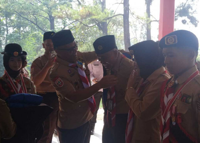 32 Peserta Pramuka Pilihan Resmi Diberangkatkan ke Ajang Jambore Nasional XII di Cibubur