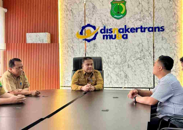 Perkuat Sinergi, Kadisnakertrans Muba Terima Audiensi HMI Cabang Sekayu