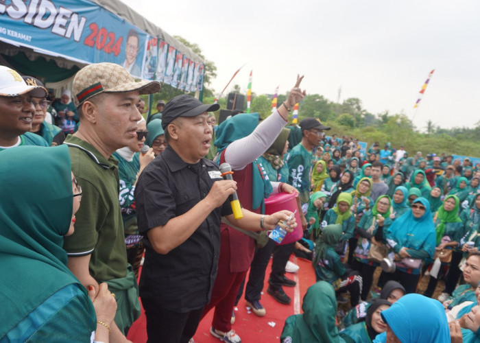 Komunitas Senam Deklarasi Gus Imin Jadi Presiden di Lapangan Talang Keramat Palembang, Begini Isi Deklarasi