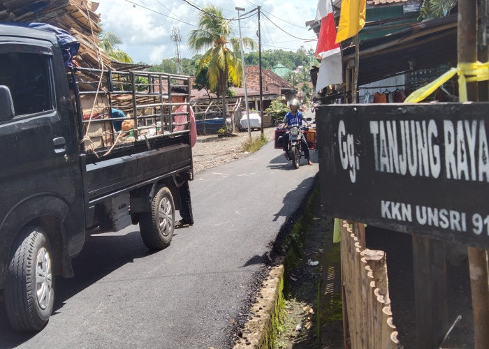 Belasan Tahun Menanti Akhirnya Akses Jalan Desa Sukanegara Hitam Mulus, Ini Buktinya