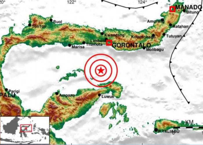 Gempa 5.7 Magnitudo terjadi di Enggano Bengkulu, dengan Kedalaman 12 Km