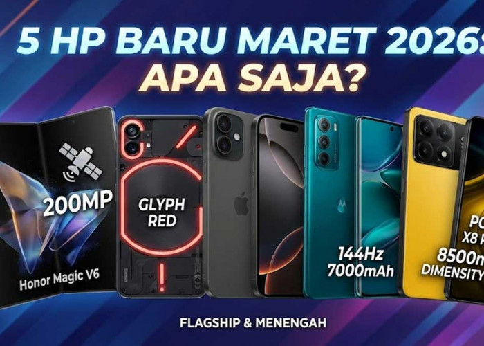 Baterai 8.500 mAh hingga Kamera 200 MP! Ini Daftar 5 HP Monster yang Siap Mengguncang Pasar Maret 2026