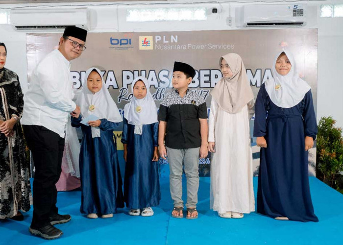 Wujud Kepedulian, PLTU Banjarsari Santuni Ratusan Anak Yatim di Momen Lebaran 1447 H