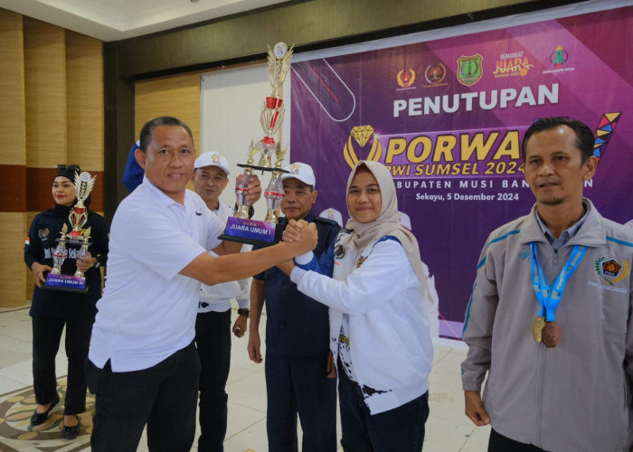 PWI Muba Raih Juara Umum Porwarda Sumsel ke-4 Tahun 2024