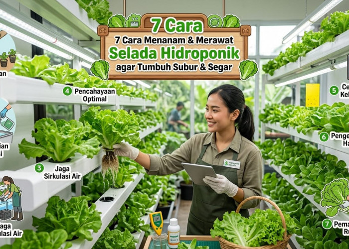 Panen Cepat Tanpa Tanah: 7 Langkah Mudah Menanam Selada Hidroponik di Rumah yang Cocok untuk Pemula