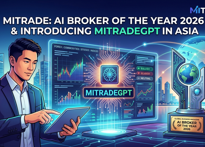 Mitrade Sabet Gelar AI Broker of the Year 2026, Luncurkan MitradeGPT Versi Terbaru di Asia